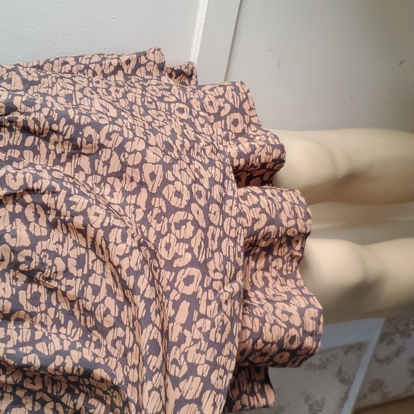 NWT RAILS Skirt Addison Animal Print Smocked Cheetah Leopard Brown Size M - Picture 3 of 10